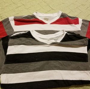 Boys short sleeve v-neck